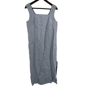 Jute Essentials Jumper Dress Linen Medium Blue